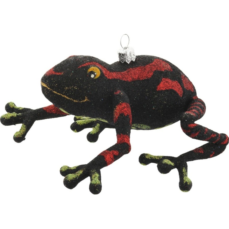 Frog free blown glass ornament