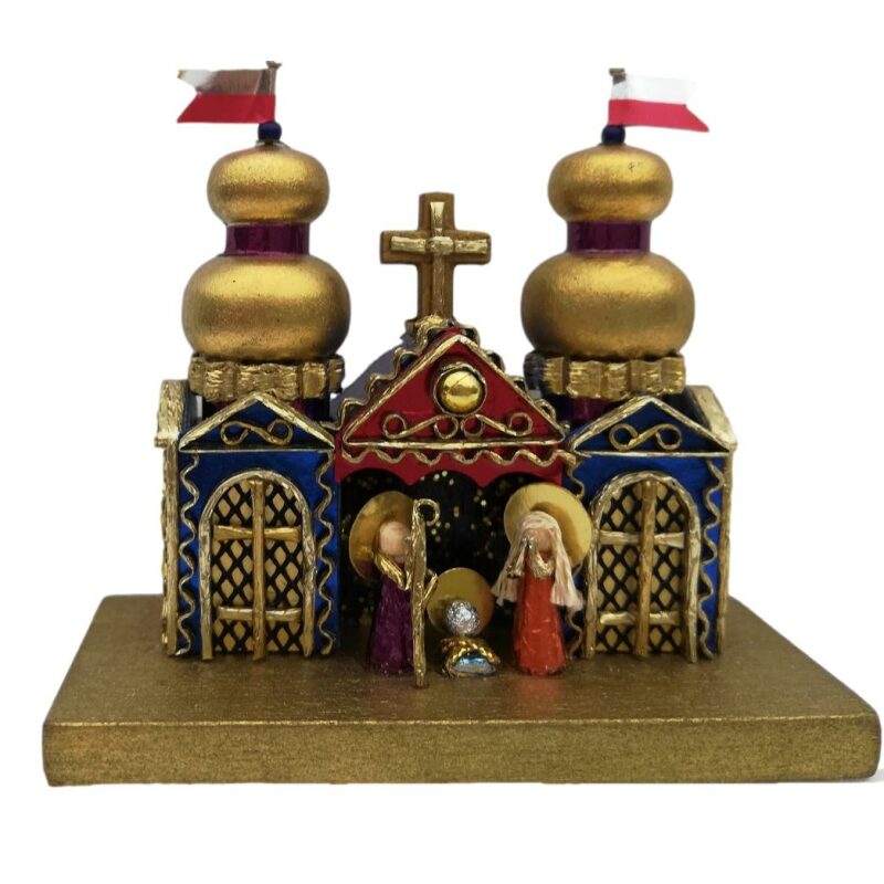 Miniature Krakow Nativity by competition winner J. Kirsz