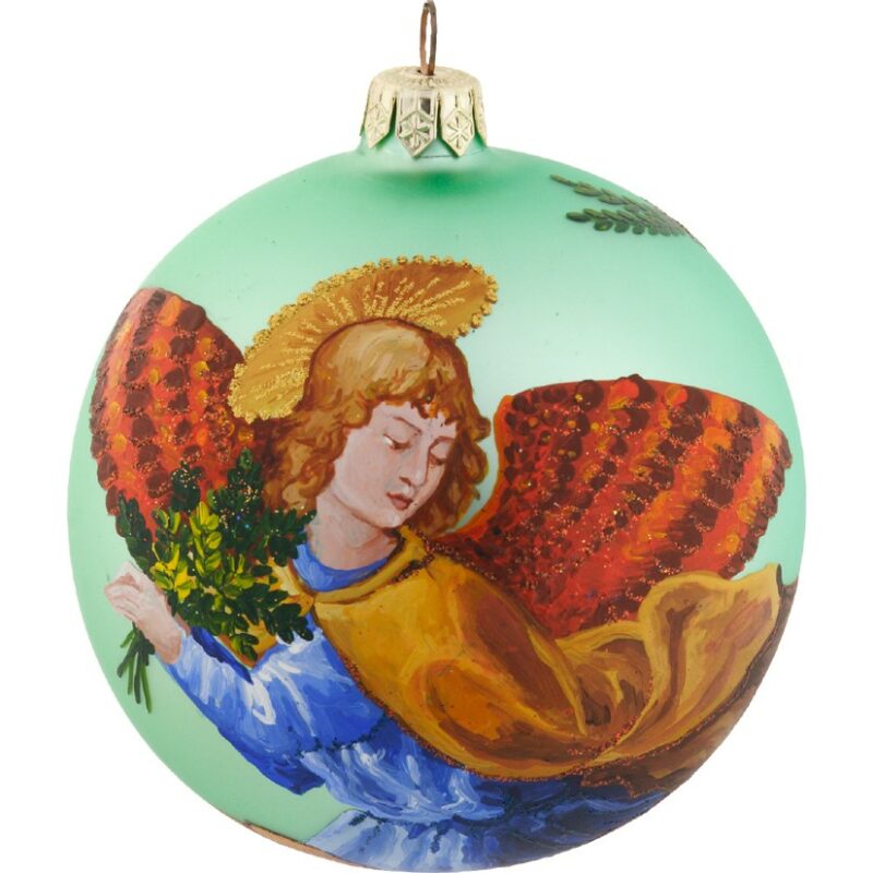 Medici Angel glass ornament