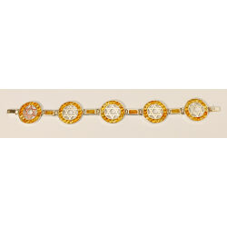 Judaic lemon amber bracelet