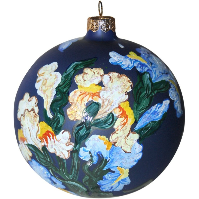 Wyspianski's Irises Christmas ornament