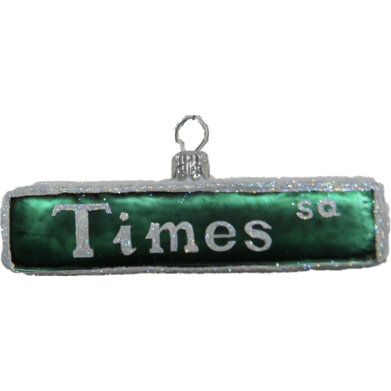 Times Square Street Sign Christmas ornament