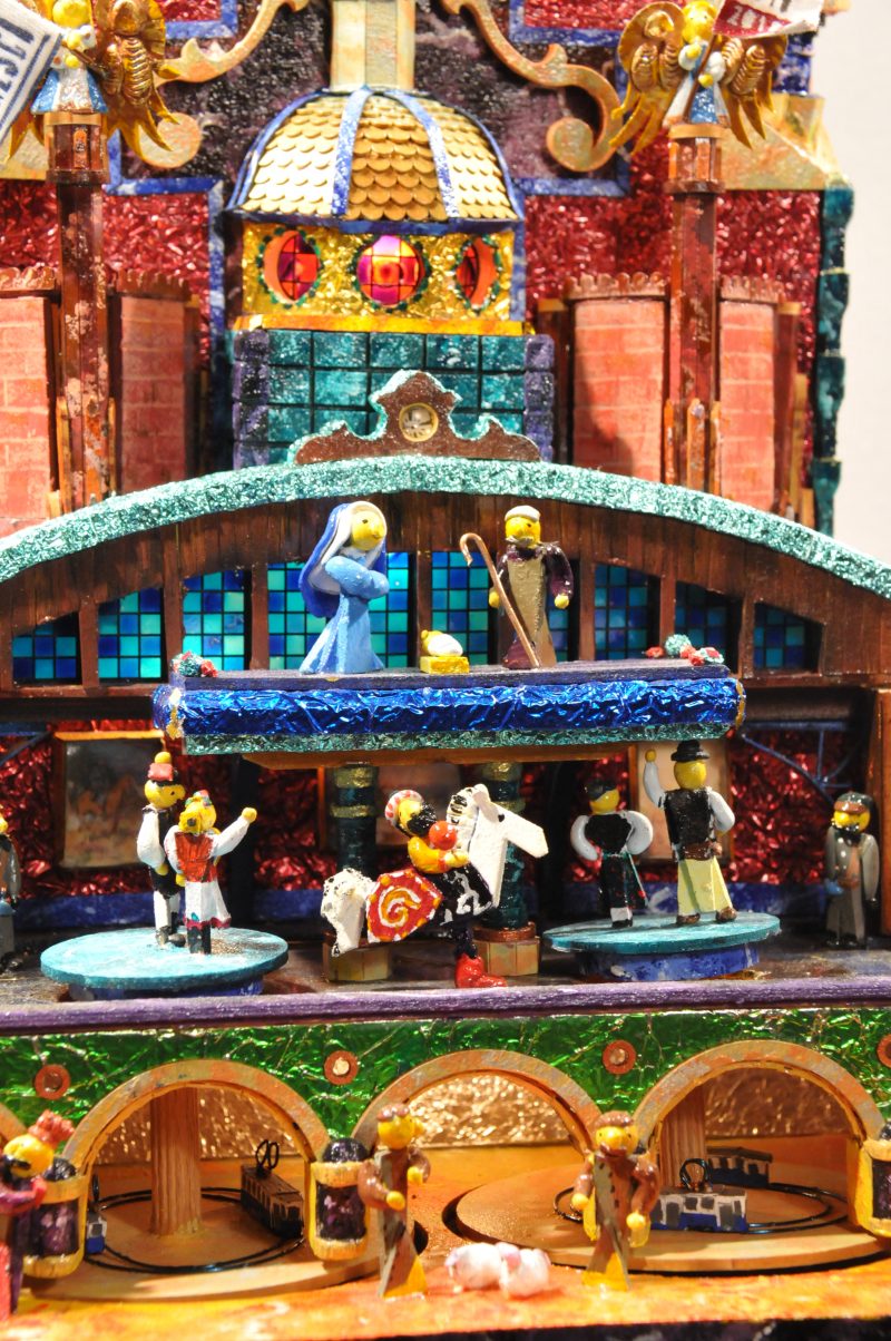 Detail from szopka entry to 2017 cKrakow Nativity competition
