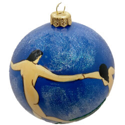 Matisse's The dance glass Christmas ornament