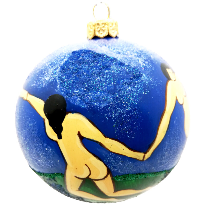 Matisse's The dance glass Christmas ornament