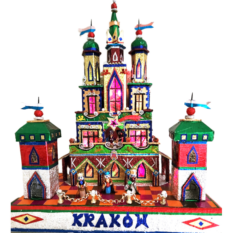 The Three Kings Krakow nativity lit