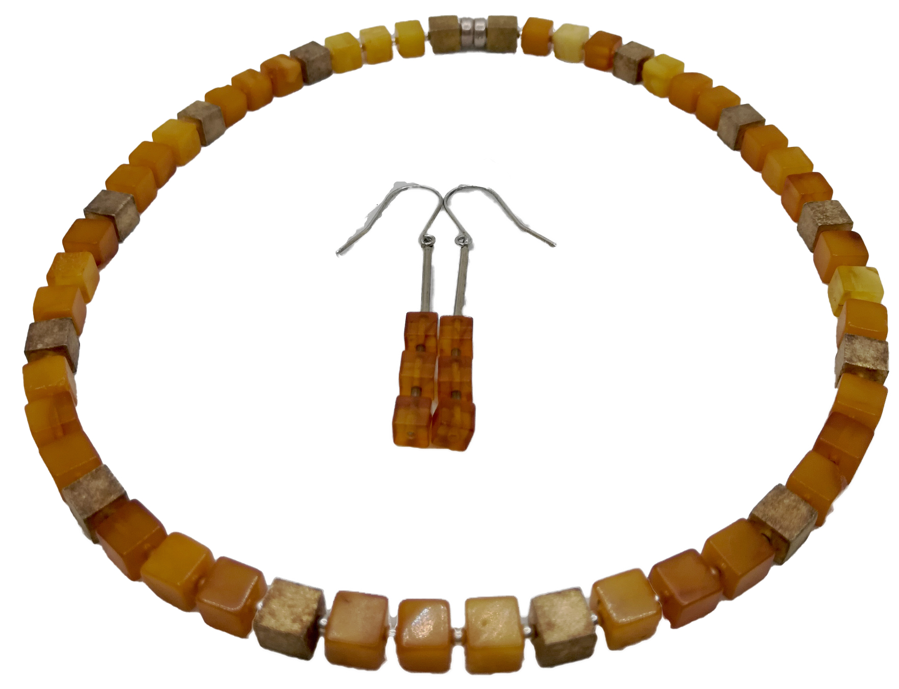 Butterscotch Amber Beaded Necklace // 113 Grams – Astro West