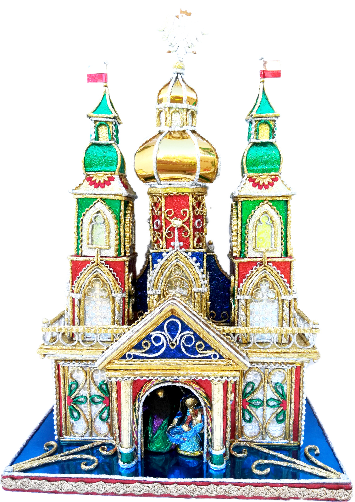 Krakow Nativity with three steeples